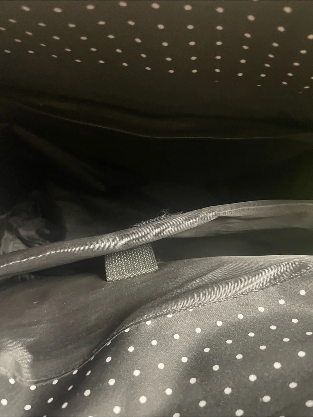 Lime Green Accent Black Polka Dot Tote Bag